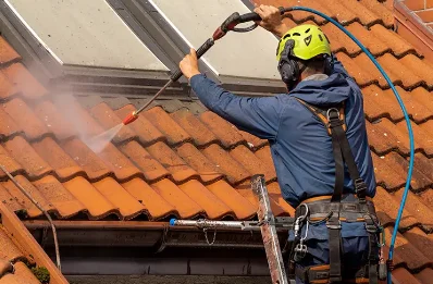 Démoussage et hydrofuge de toiture à Rochecorbon
